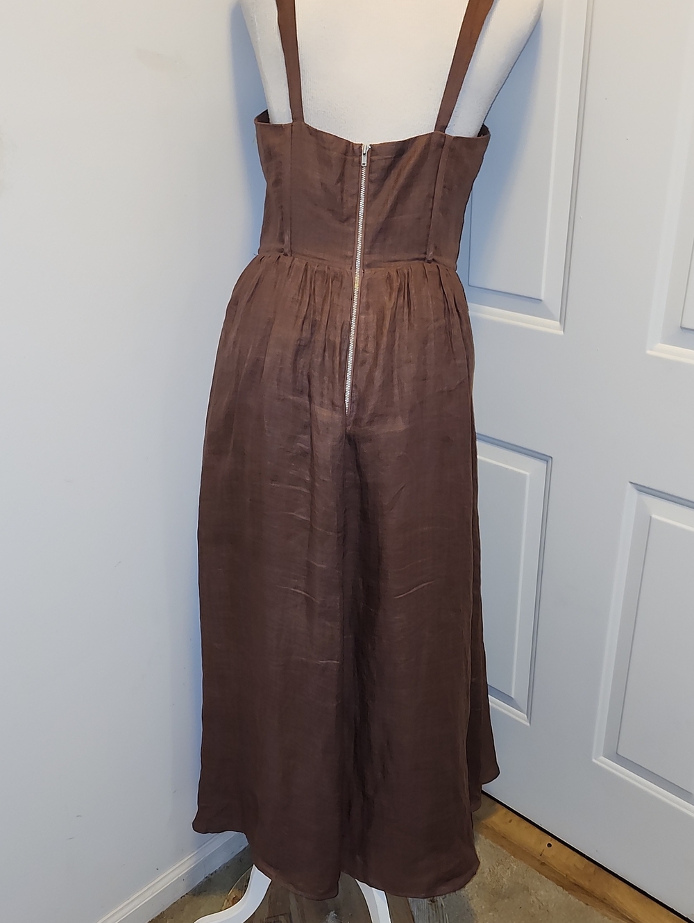 REVOLVE x BARDOT Esra Midi Corset Ramie Dress - Picture 4 of 10